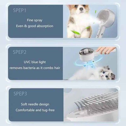 AeroGroom™ — 3-in-1 Sonic Steam Brush