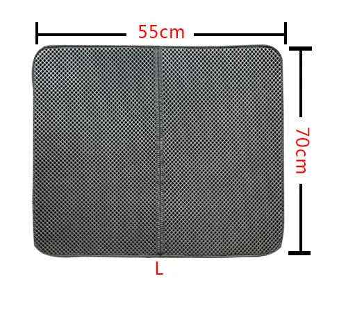 LitterTrap™ — Double Layer Clean Mat